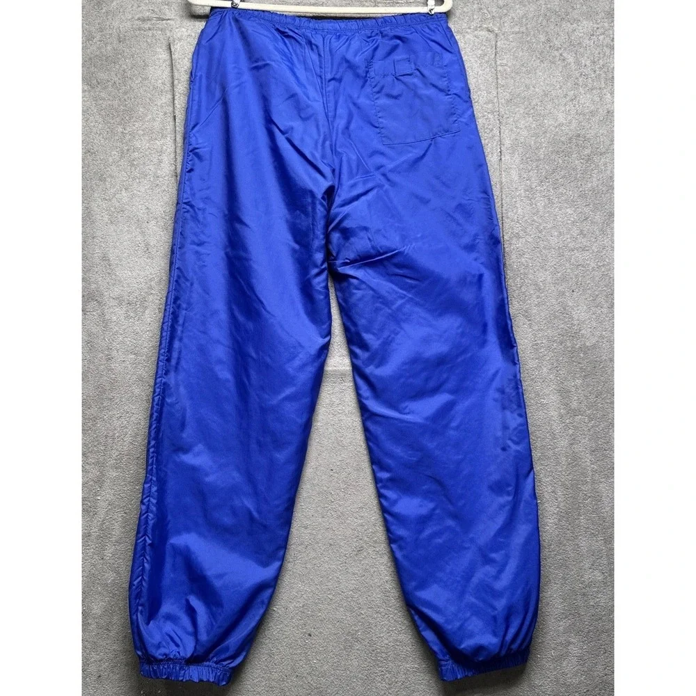 Sergio Tacchini Women's Blue Nylon Tracksuit Pants Size 10 Vintage‎ Retro Italy